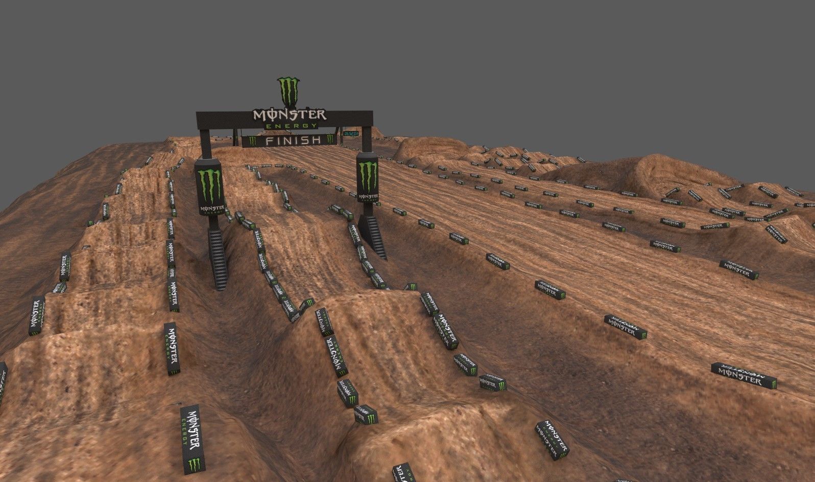 3D Motocross Track Builder Software
